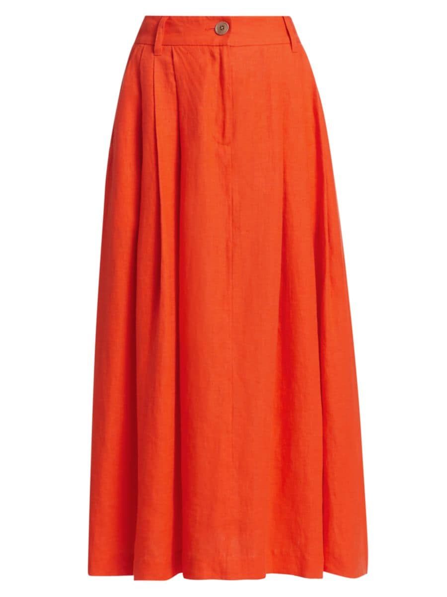 Tulay Hemp Midi-Skirt | Saks Fifth Avenue