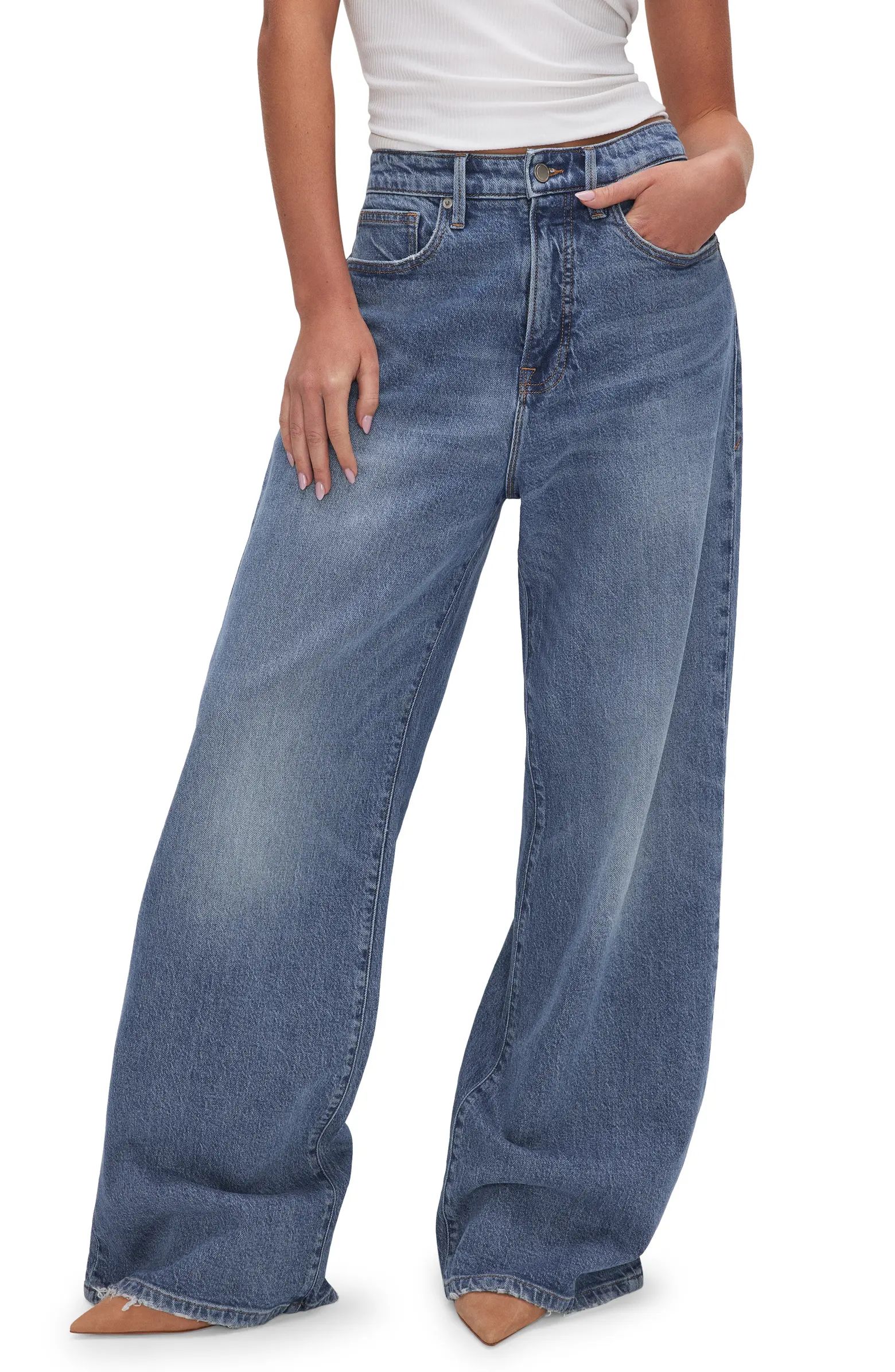 Good Ease High Waist Wide Leg Jeans | Nordstrom