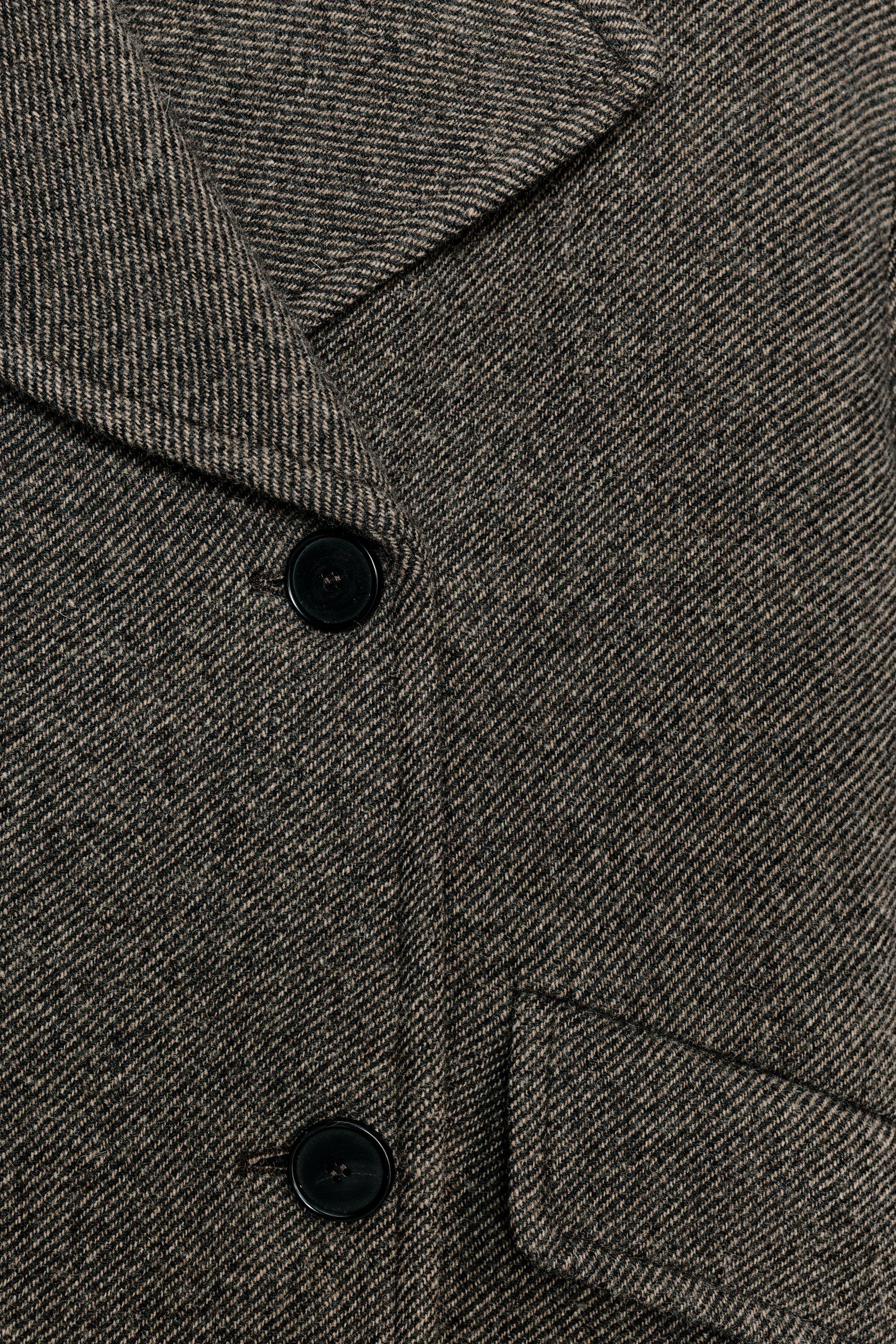 ZW COLLECTION WOOL BLEND DOUBLE-BREASTED COAT | Zara UK