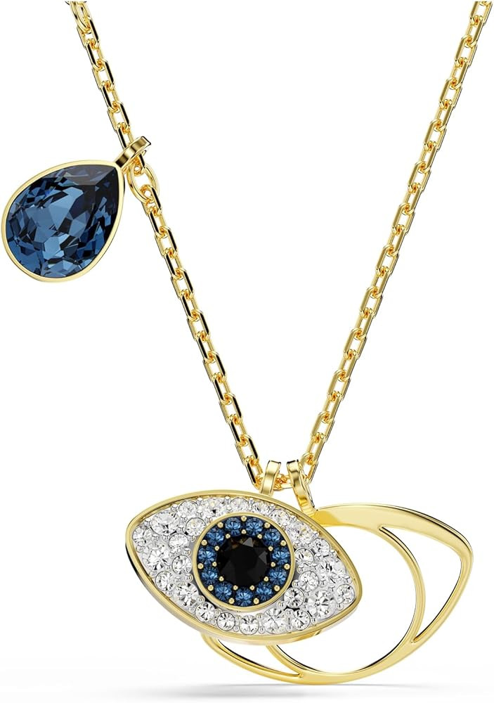 Swarovski Symbolica Pendant, Evil Eye, Blue, Gold-Tone Finished | Amazon (US)