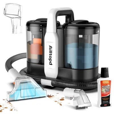 Teendow 500w Portable Carpet Cleaner Vacuums, 11kpa Spot Cleaner For Carpet And Sofa, Pet Stain Remover, Washable, Etl/cetl Certified, Black | Wayfair North America