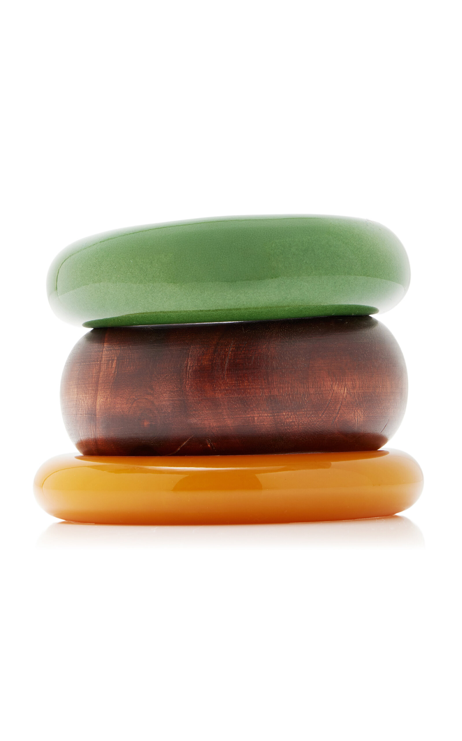 ExclusiveBen-AmunExclusive Set-of-Three Bangles$245($122.50 Deposit)Color—GreenPreorderShipping... | Moda Operandi (Global)