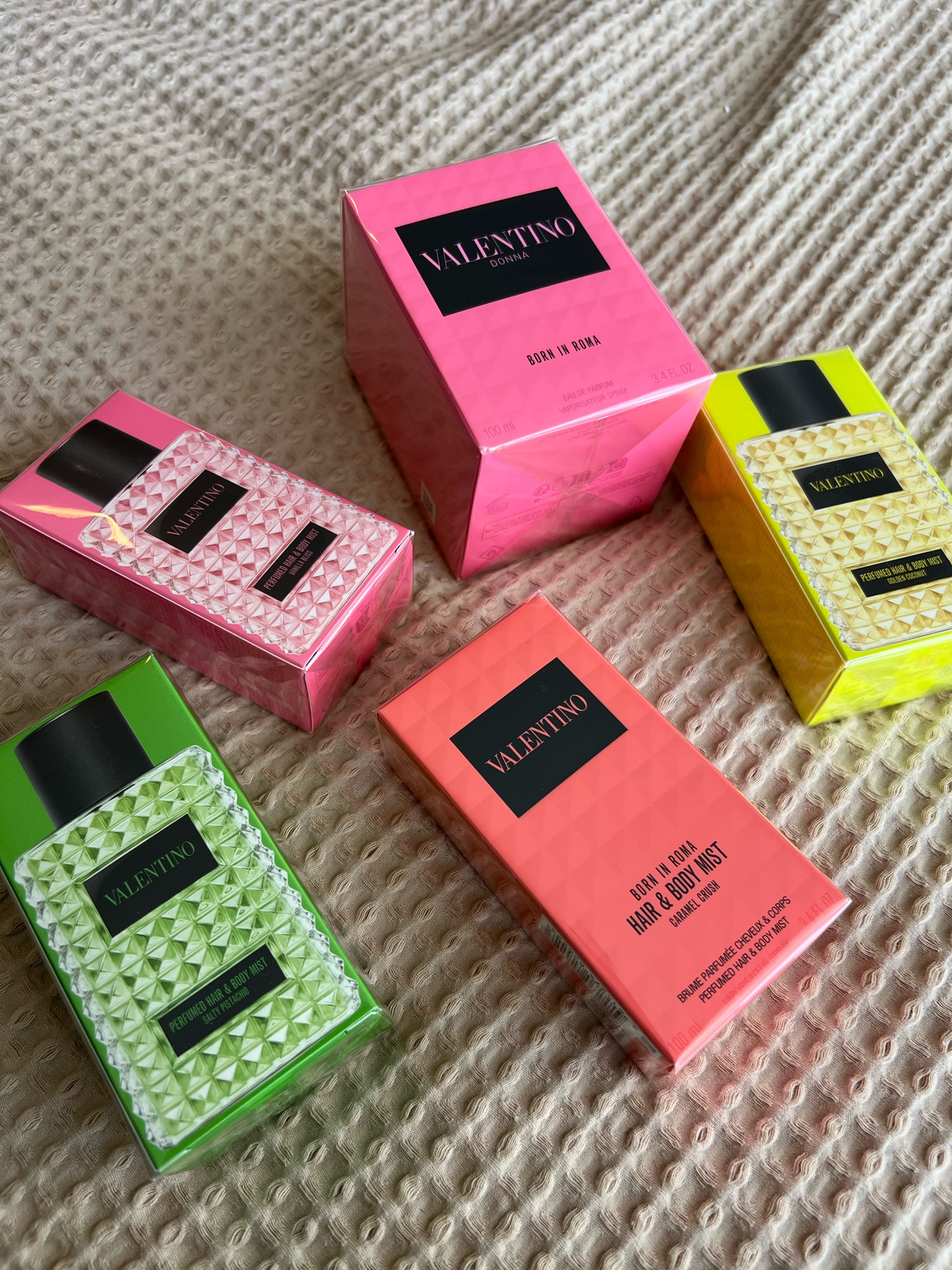 Valentino new summer mists! My fave are the coconut & caramel + the actual parfum ⛱️

#LTKmorningroutine #LTKgrwm #LTKSeasonal