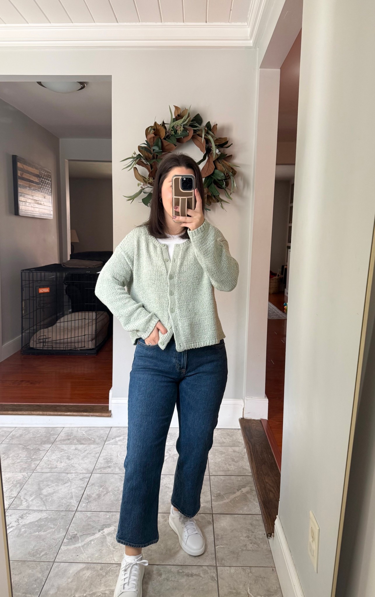 Spring outfit - xs cardigan, xs tank, 26 short jeans, sneakers are tts.
For reference I am:
5ft, 120lbs 26” waist

Spring outfits, petite outfits, cardigan, cropped jeans, petite jeans, denim, casual outfits, mom outfits 

@abercrombie 

#LTKSeasonal #LTKootd #LTKPetite