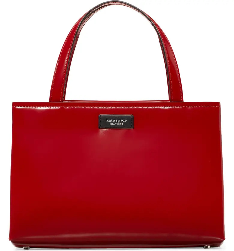 sam icon spazzolato small leather tote | Nordstrom