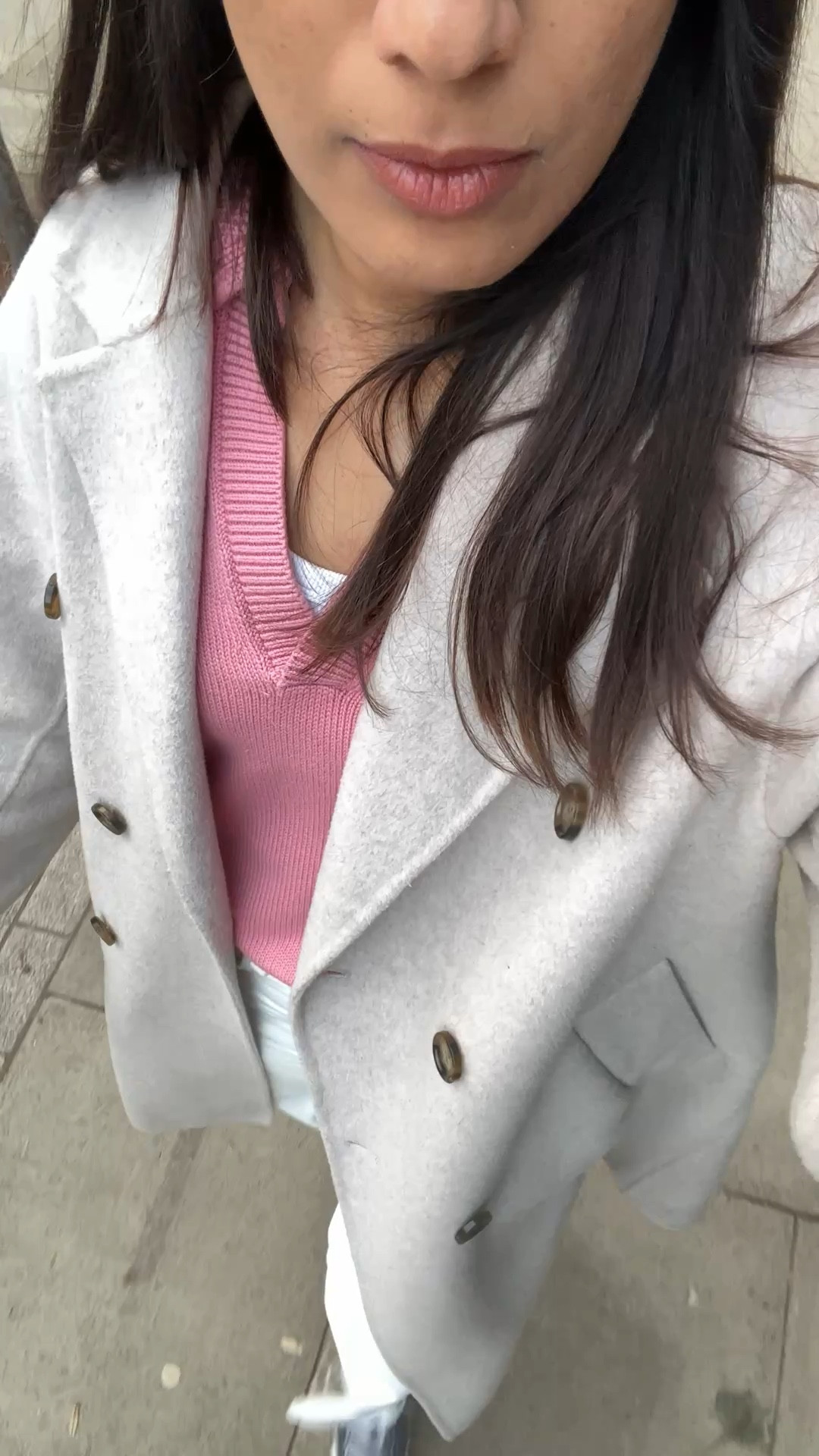 My kinda spring outfit and yes I love pink. The pink collar jumper is going to be a staple this season!

#LTKmomlife #LTKOver40 #LTKgrwm