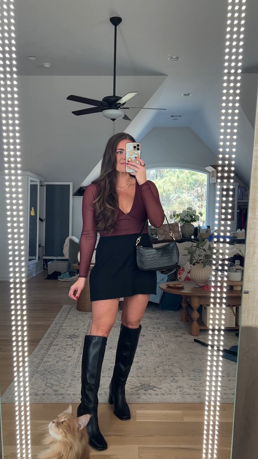 ⭐️ 40% off everything & extra 15% off with code AFMORGAN 🤩⭐️
I’m a true size 8/M & 5’5. My waist 29”, hips 40”, & bust 36.5” 

Sizing info:

•starting Jeans (my fave style ever!) TTS - 29 reg
• wide leg jeans TTS - 29 reg 
•tees & sweaters all TTS - M
•skorts TTS - M
•sweatshirt size L
•sweatpants & lounge pants TTS - M •Sherpa puffer & brown dress coat TTS - M 

Abercrombie haul! 😍🫶🏼 ordered some new jeans, tops (that gold shimmer tho!!!), & outfits for winter/the holidays ✨ & OMG! if you’ve never tried their jeans they’re truly top tier 🤌🏼⭐️ almost entire site is 40% off 🤩👏🏼 AND code AFMORGAN stacks for extra 15% off!!! ⭐️ this haul is SO GOOD OMG!!!! New built in bra tops that are STUNNING & my fave jeans in a new wash + a new wide leg style!!!! I love!!! & The sweats + sweatshirts + lounge fits thoooo 🙌🏼 primo comfort!!! NEXT level softness & comfort! 💯 What’s your fave from this Abercrombie haul?! 👇🏼 🔗 Comment SHOP for the exact links for everything in this haul! 🔗 & Linking everything for y’all w sizing info on my LTK linked in my Instagram bio! 😘 

Direct URL: 

@shop.LTK @abercrombie 

*Offer valid online only 12/9/2025-12/24/2025 in US/CA. Exclusions apply as indicated. Online price reflects discount. *Use code AFMORGAN to get an additional 15% off almost everything in stores and online at checkout from 12/12/2025-12/15/2025 in US/CA. Exclusions apply. See details online. Exclusions: Clearance, Vol. 28 Collection, Pride Collection, PGA, NFL, NHL, NBA, MLS, MLB and NCAA Licensing, Golf Licensing, Cashmere, Leather, Suede, Down, Sunglasses, All Multipacks, and Watches

#LTKFindsUnder100 #LTKHoliday #LTKSaleAlert