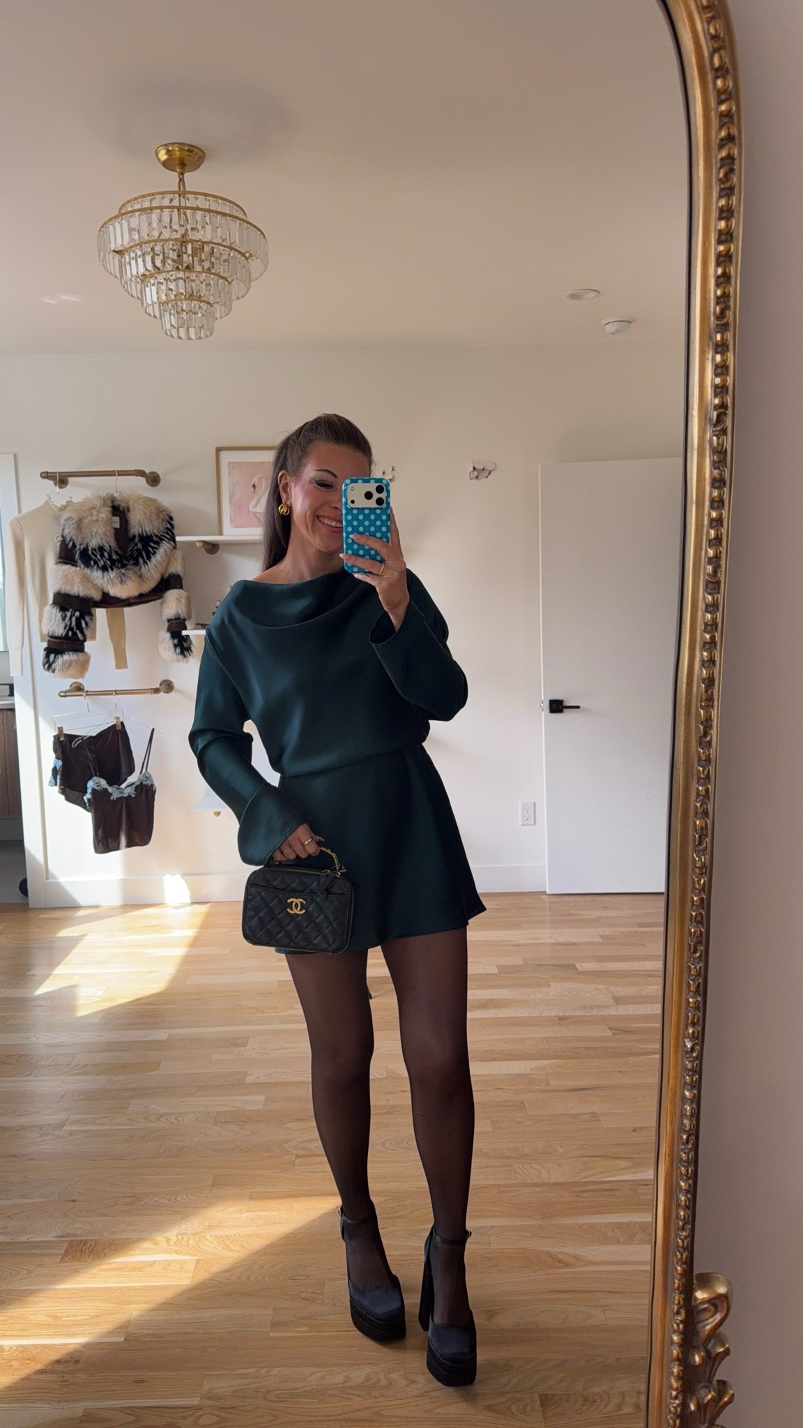 dark green satin mini with a cowl neck and long sleeves vici fall and winter wedding guest and special occasion dress ✨

codes -
vivi: emerson30
vivrelle: emerson20

In 5’4” and wearing my usual smalls

fall event, fall wedding guest dresses, cocktail dresses, semi-formal dresses, black tie wedding guest dresses, destination wedding guest dresses, garden party dresses, wedding guest outfit ideas

#LTKWedding #LTKSeasonal #LTKU