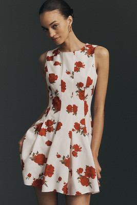 RAISONNEL Floral A-Line Mini Dress | Anthropologie (US)