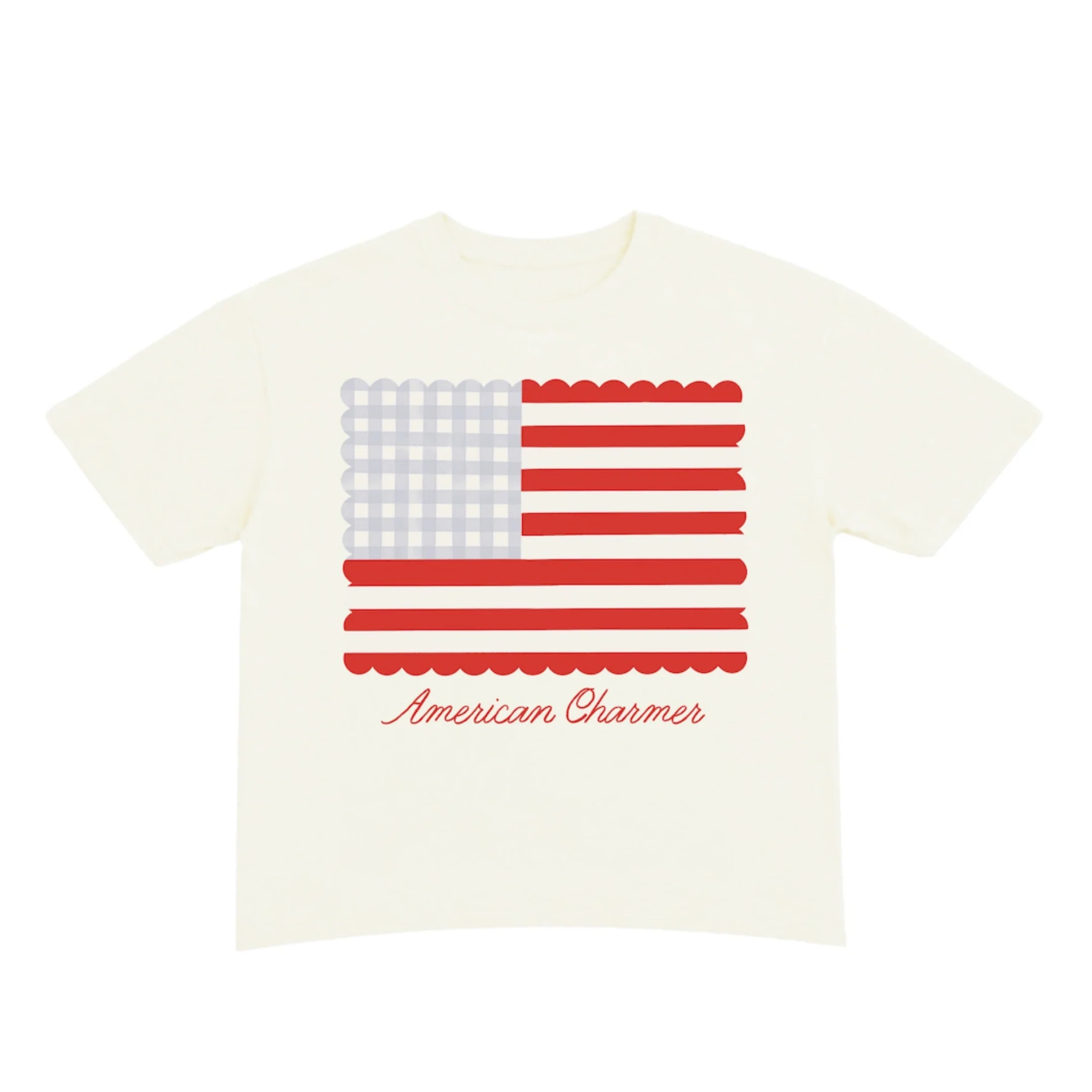 American Charmer Cropped Boxy Tee | Shop Kristin Jones