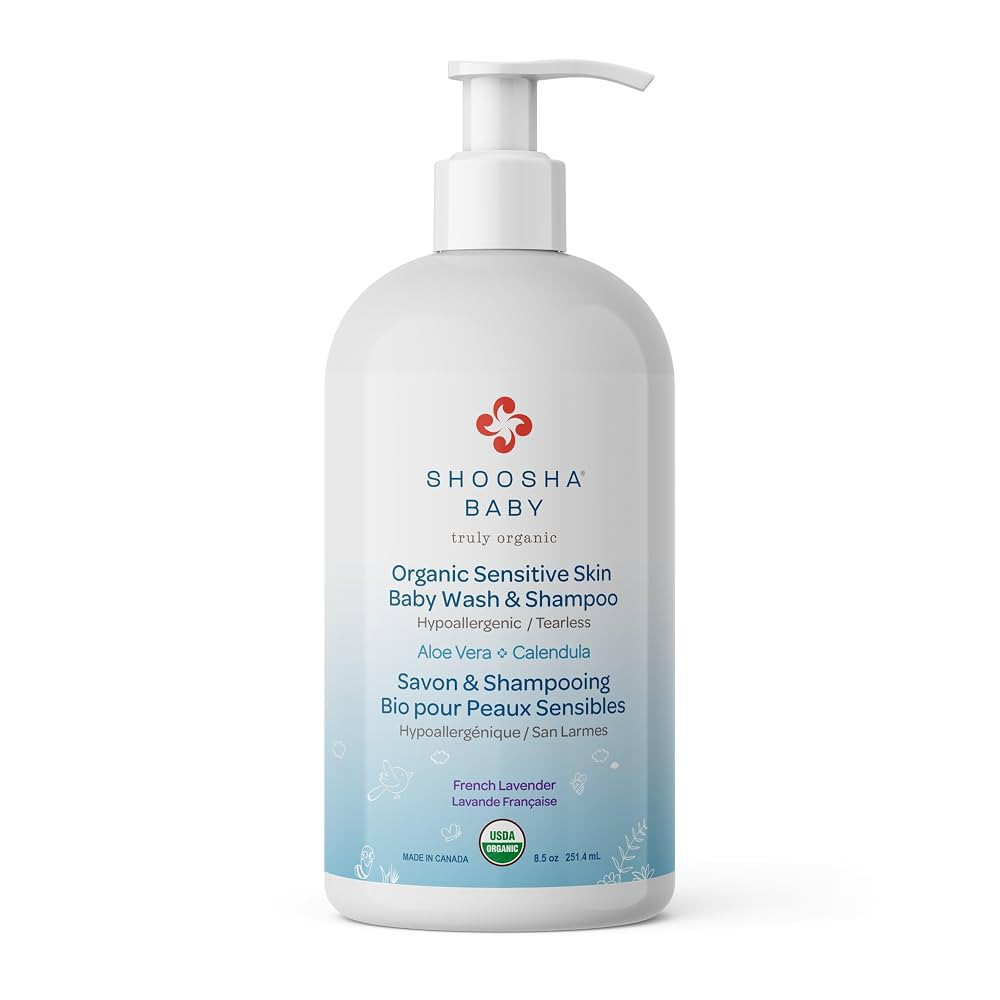 Shoosha Baby Shampoo and Body Wash, French Lavender, for Sensitive Skin, Kids Shampoo and Body Wa... | Amazon (US)