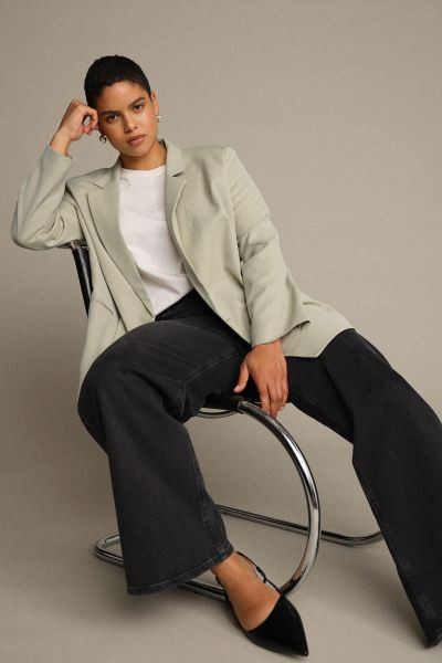 Double-breasted Blazer - Black - Ladies | H&M US | H&M (US + CA)