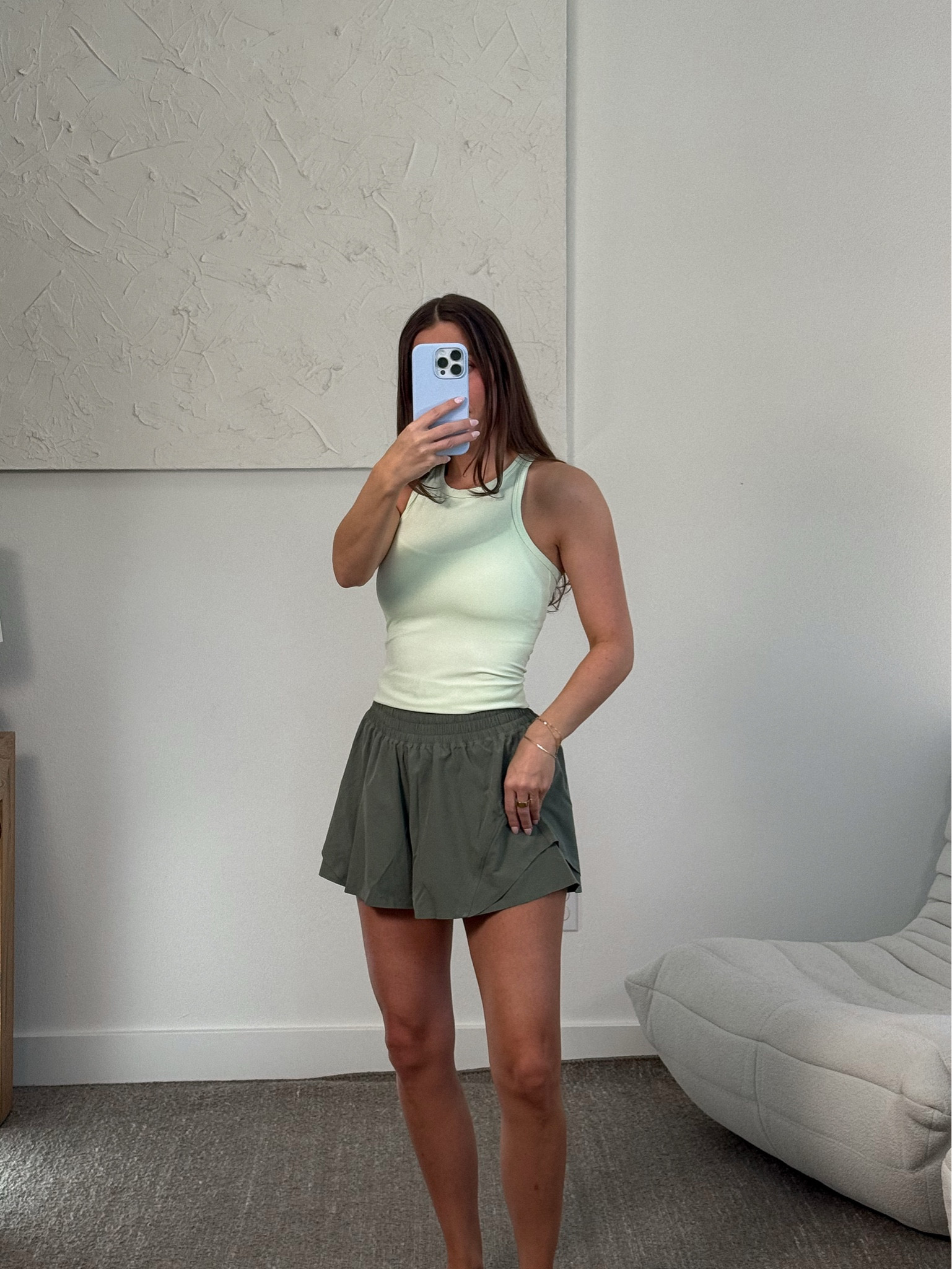 spring pilates uniform lately 🌿 this matcha magic tank paired with the shake it out shorts has been my favorite easy throw-on combo for walks, errands, and studio days @lululemon 

lululemon, lululemon outfit, lululemon tank, lululemon shorts, lululemon align tank, shake it out shorts, matcha magic, green outfit, pilates outfit, workout outfit women, athleisure outfit, casual activewear, walking outfit, everyday outfit inspo, spring outfit ideas, summer outfit ideas, comfy casual outfit, studio outfit

#LTKPetite #LTKActive #LTKfitnessgoals