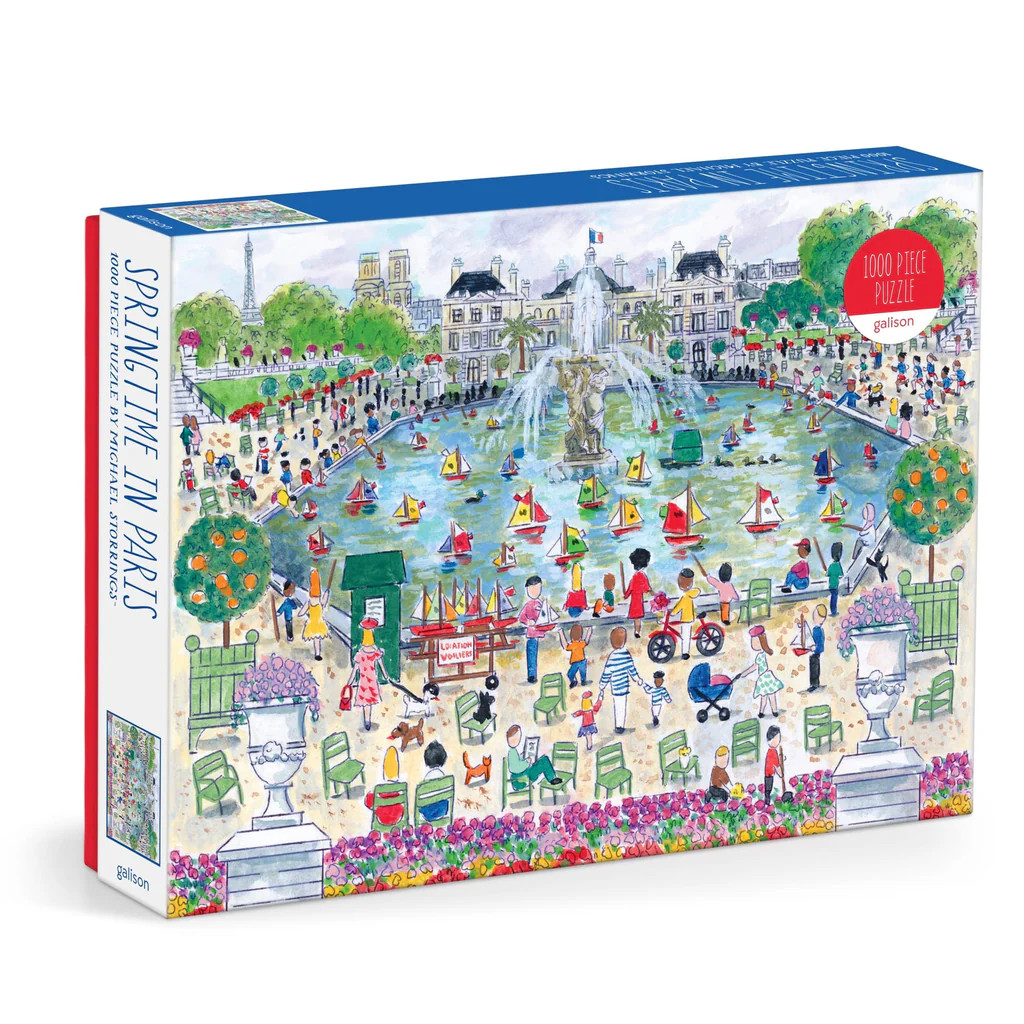 Michael Storrings Springtime in Paris 1000 Piece Puzzle | Galison