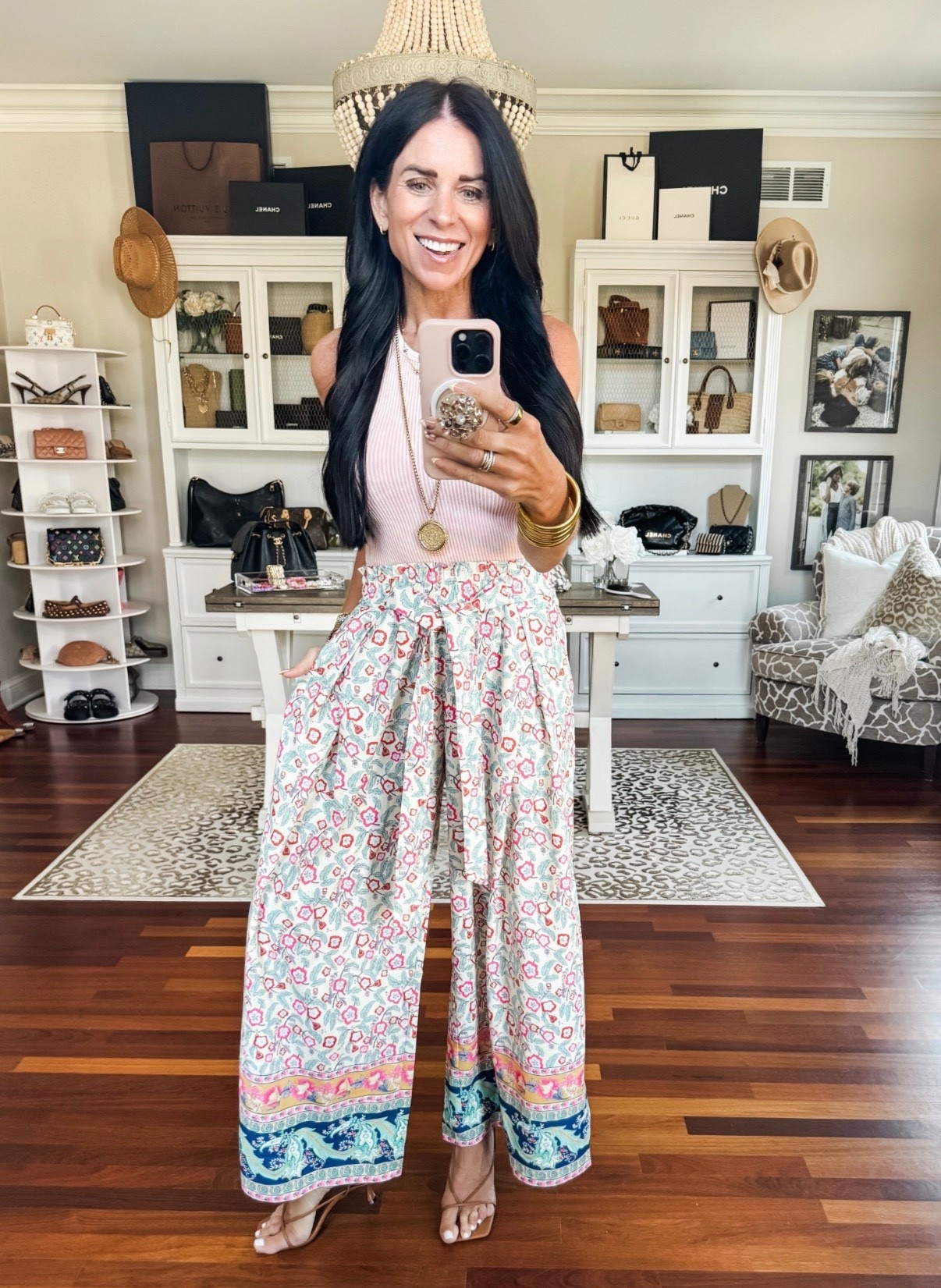Love the palazzo pants for spring 

#LTKFestival #LTKootd #LTKSeasonal