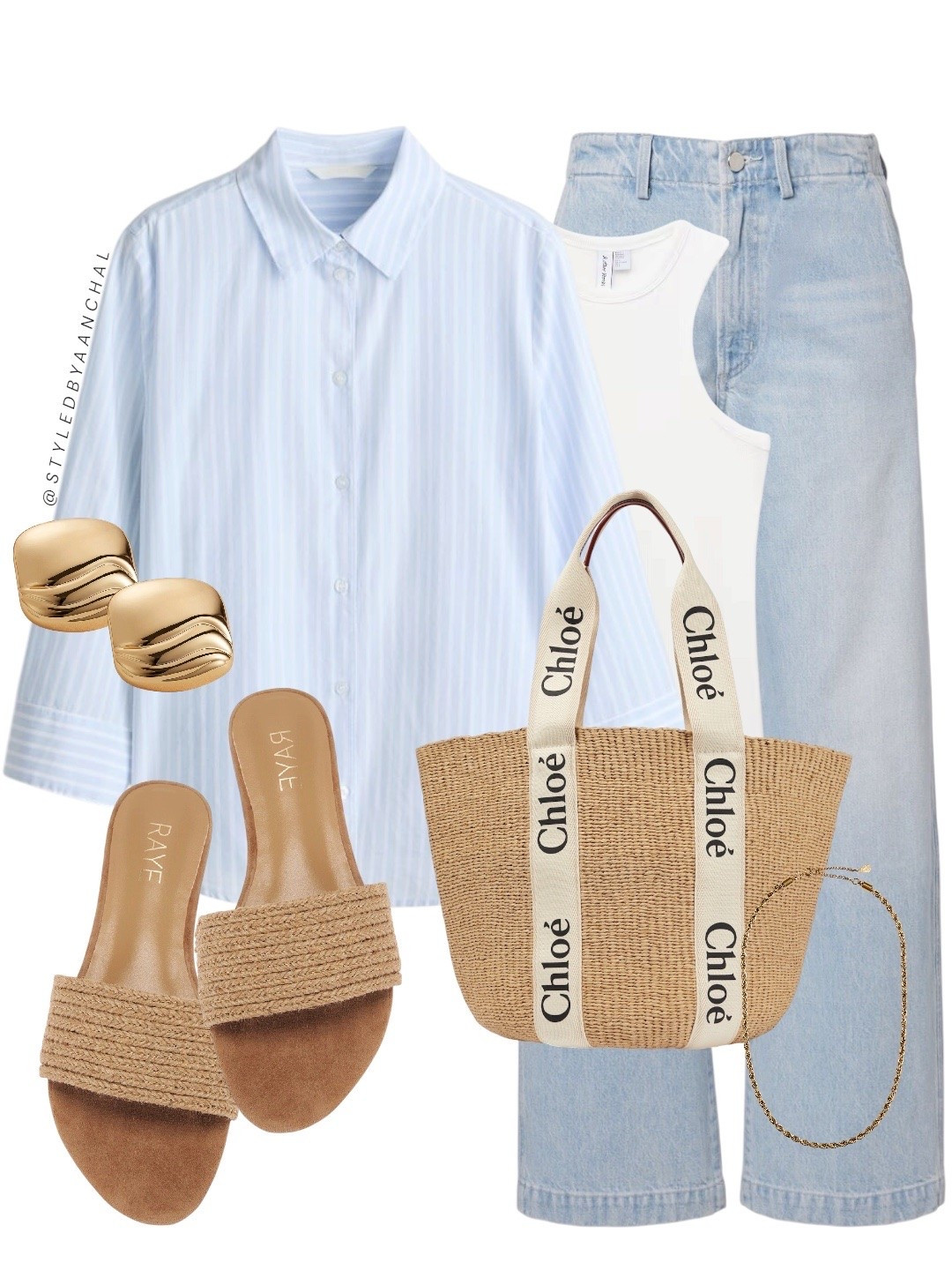 Blue striped shirt outfit with raffia accessories 


Raffia sandals 
Hm
Chloe raffia bag
White tank
Blue striped shirt

#LTKsummer #LTKshoes #LTKstyletip