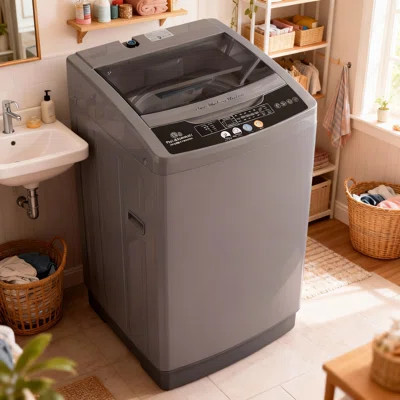 20 Lb Capacity Portable Washing Machine With Turbo Wash Technology - 2-in-1 Washer & Spin Dryer Combo | Wayfair North America