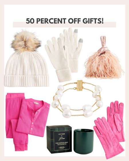 50 percent off holiday gift ideas.

#LTKGiftGuide #LTKsalealert