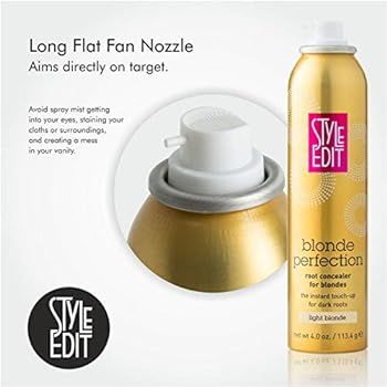 STYLE EDIT LIGHT BLONDE Root Concealer Touch Up Spray | Instantly Covers Grey Roots | Professional S | Amazon (US)