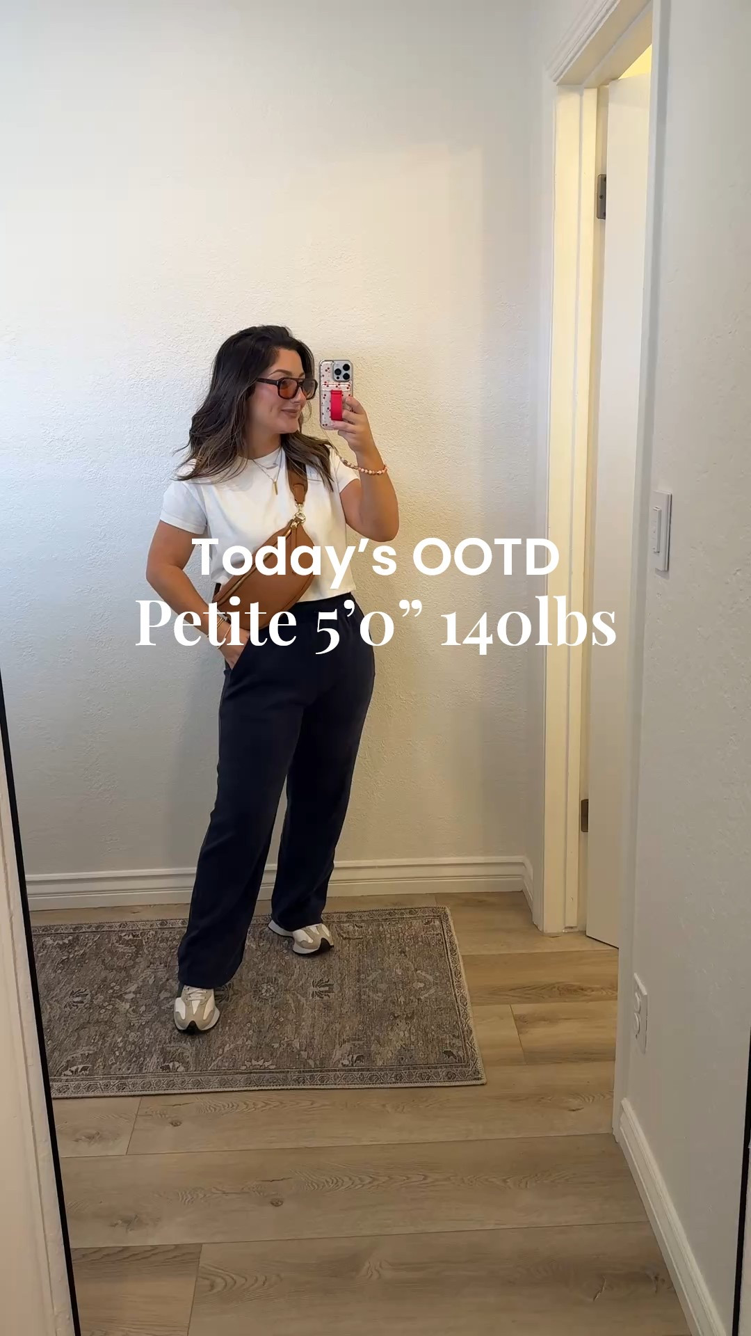Today’s petite, friendly outfit of the day!! 
Tee size small (comes in a pack of six) pants size medium petite! The perfect length!!

#LTKFindsUnder50 #LTKPetite #LTKStyleTip