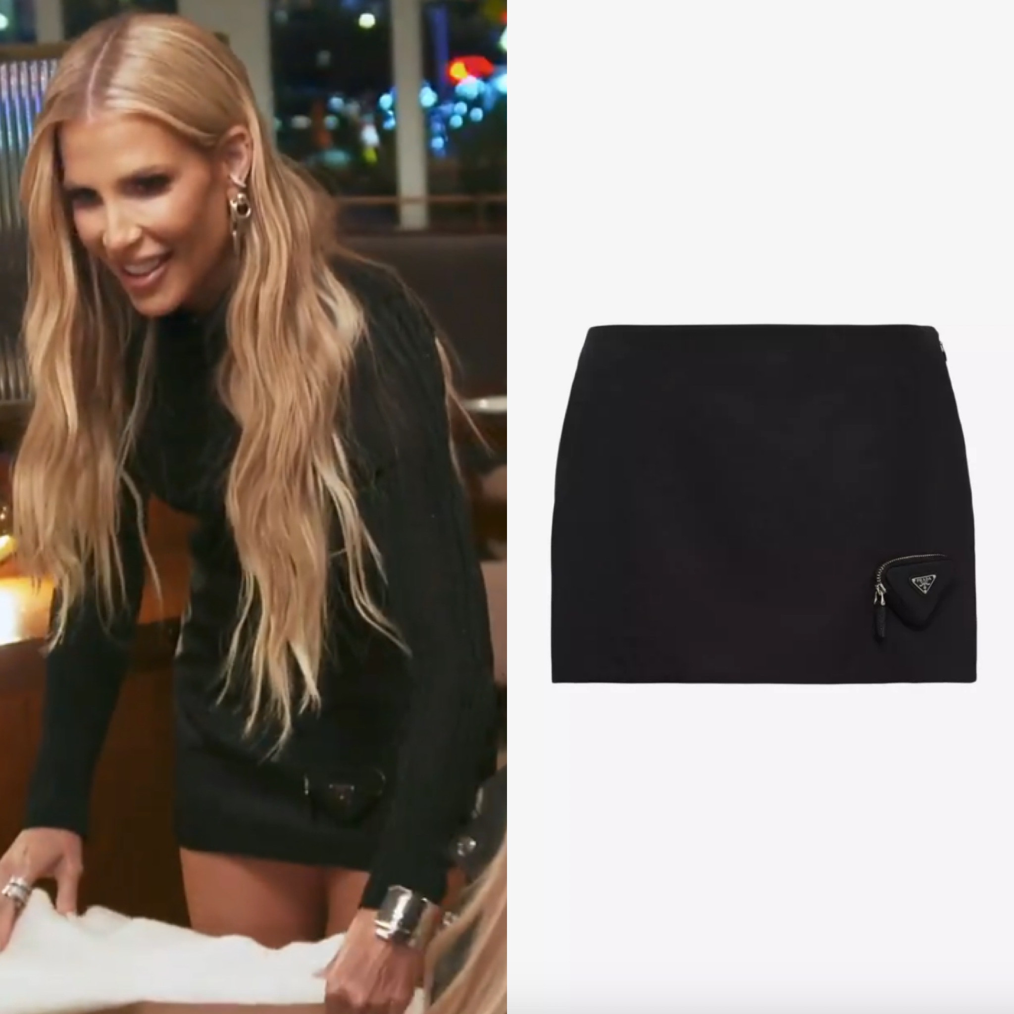 Tracy Tutor’s Black Mini Skirt