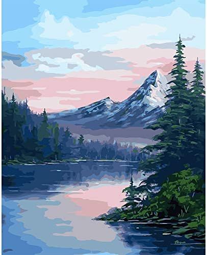 COLORWORK DIY Paint by Numbers for Adults and Kids, “Rocky Mountain Sunset” Acrylic Painting ... | Amazon (US)