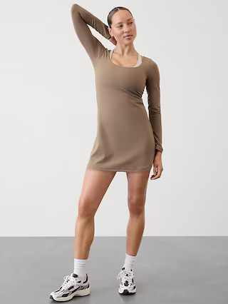 Transcend Long Sleeve Dress | Athleta