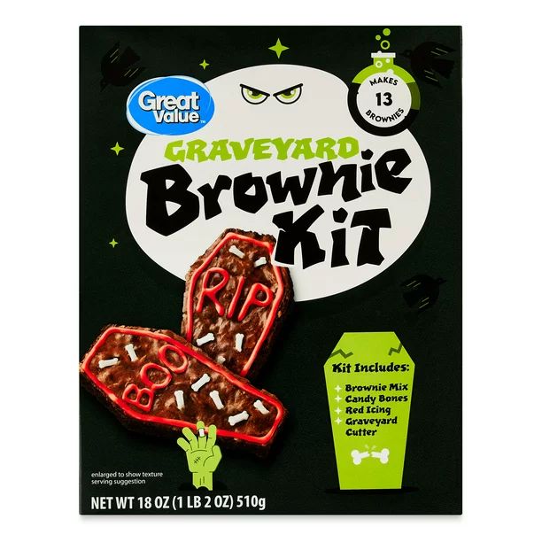 Great Value Graveyard Brownie Kit, 18 oz | Walmart (US)