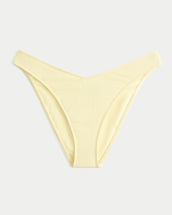Rib Cheeky Bikini Bottom | Hollister (US)