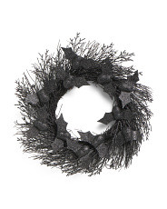 22in Spooky Wreath With Bats Christian Siriano New York | TJ Maxx