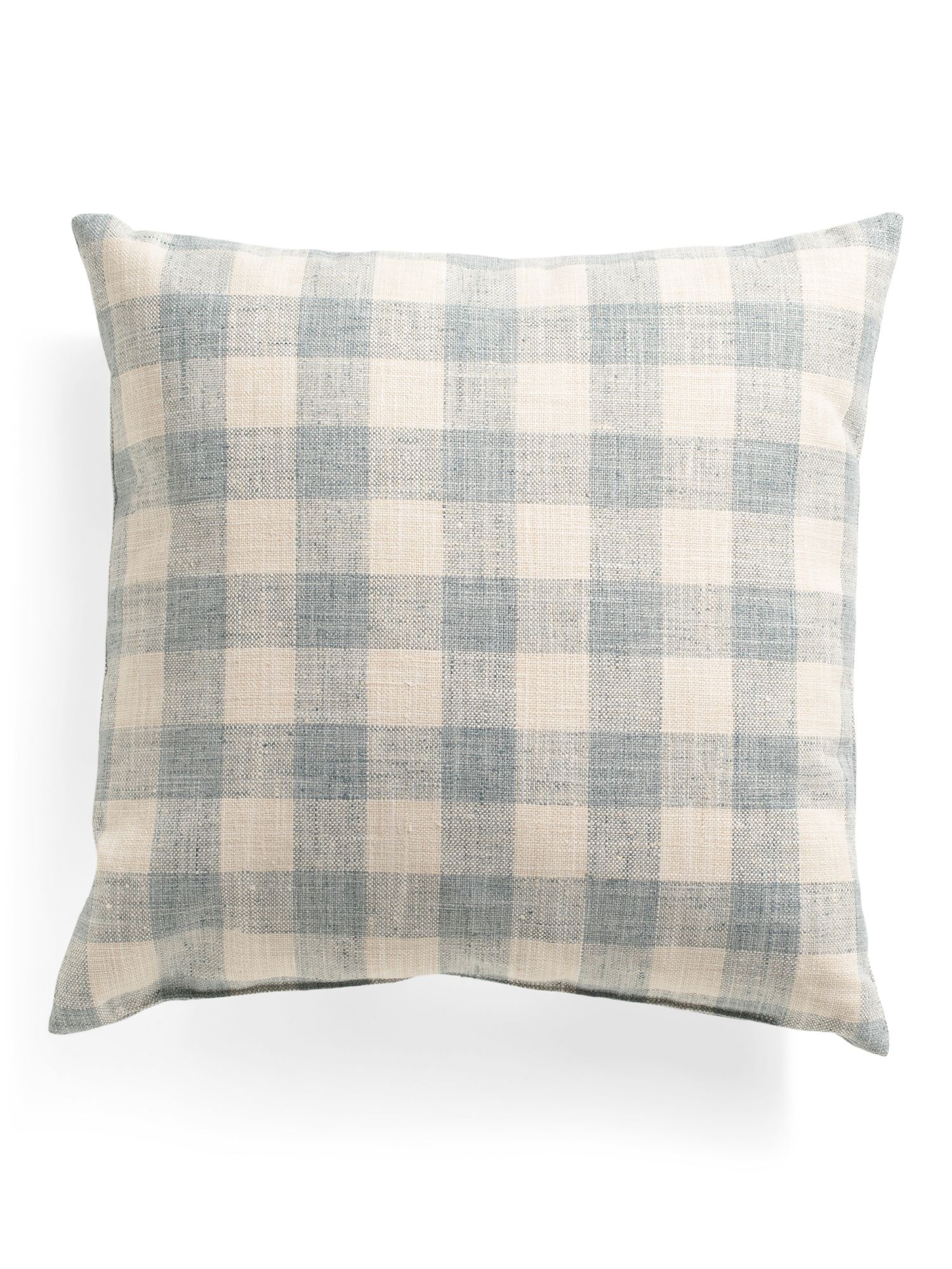 Made In Usa 22x22 Gingham Pillow | TJ Maxx