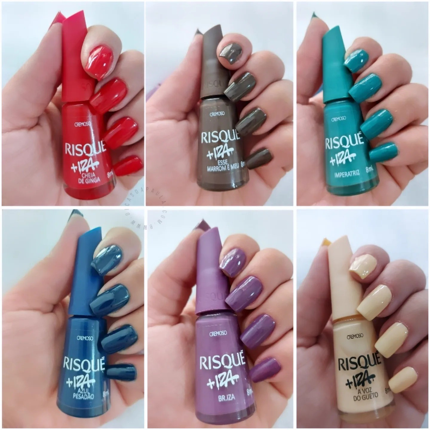 Oi, amores! 🌟💅A Iza arrasou na parceria com a Risqué e trouxe esse kit divino com 6 cores perfeitas! 😍💖 Já estou apaixonada por todas! 

#LTKbrasil #LTKbeauty