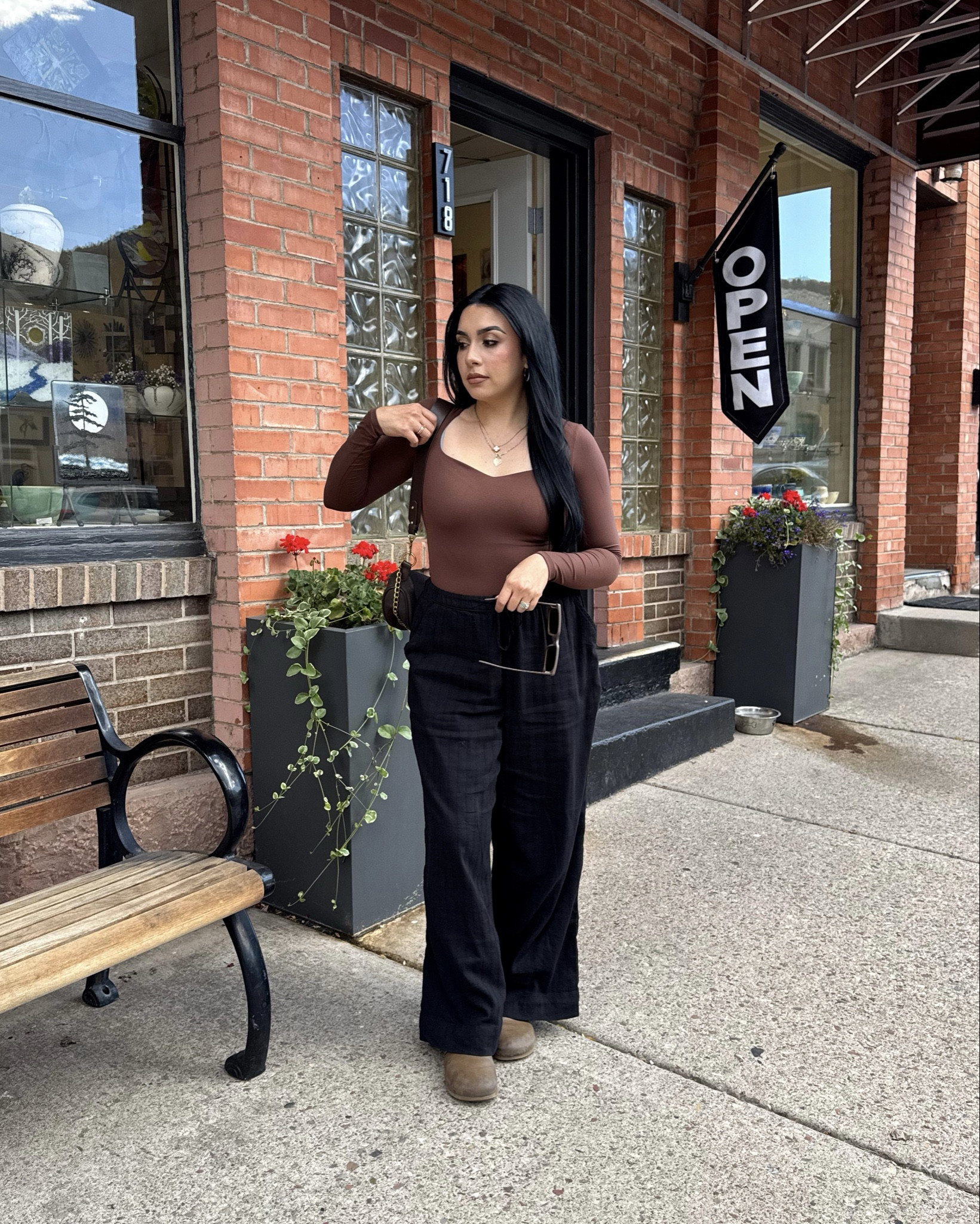 Brow is trending for fall and this fit is comfy, cute & perfect for those days when it’s a little chilly. PUMIEY tops are my fave! I have so many styles & colors. Exact items are TTS
.
Fall Fashion, Linen Pants, Clogs

#LTKU #LTKSeasonal #LTKStyleTip