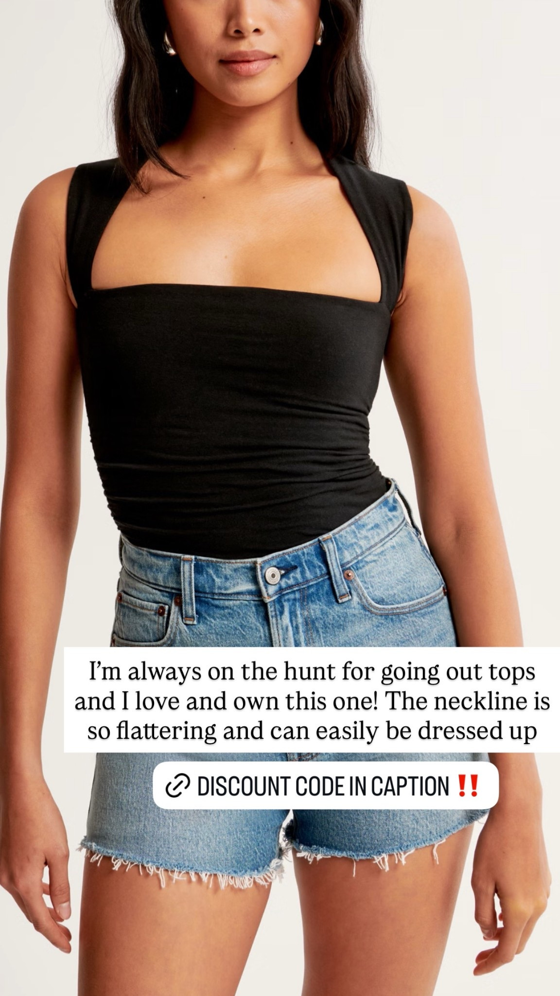 I'm always on the hunt for going out tops and I love and own this one! The neckline is so flattering and can easily be dressed up. Use code AFLTK ❗️

#LTKSpringSale #LTKootd #LTKSaleAlert