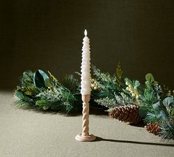 Flameless Tree Taper Candle | Pottery Barn (US)