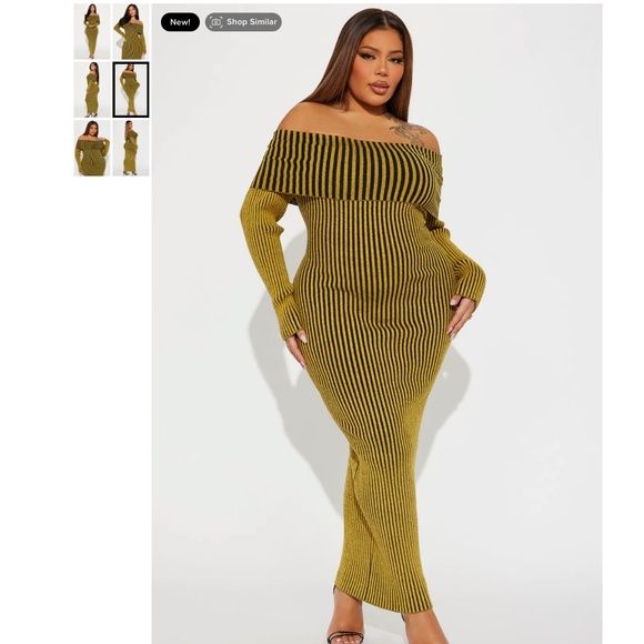 Juniper Sweater Maxi Dress - Mustard | Poshmark