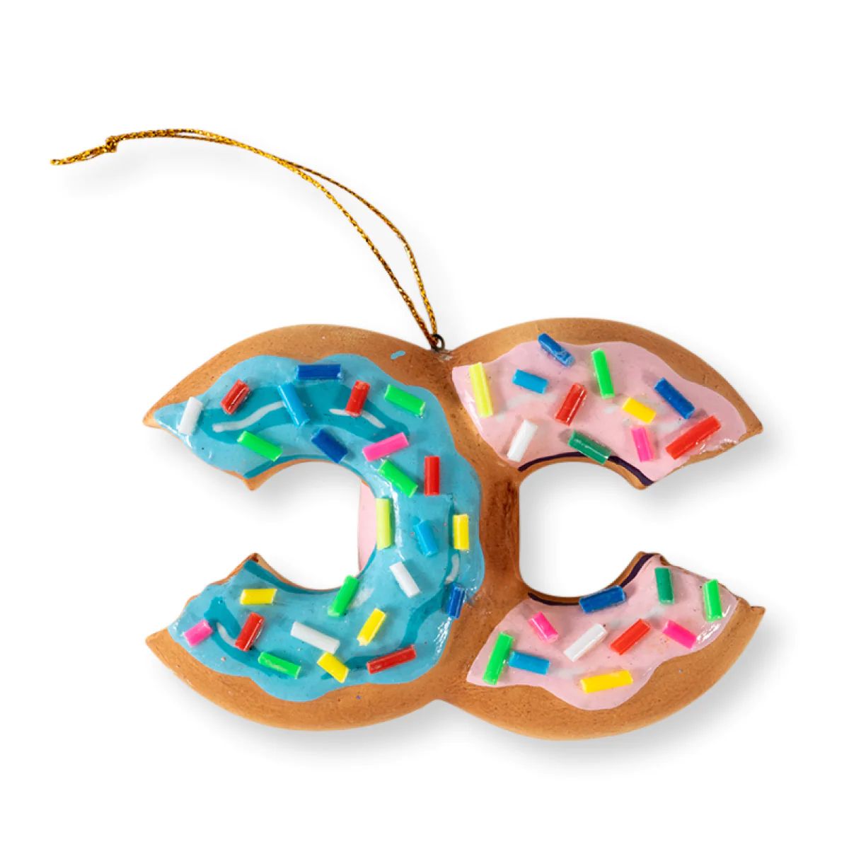 High Fashion Donut Ornament | Furbish Studio