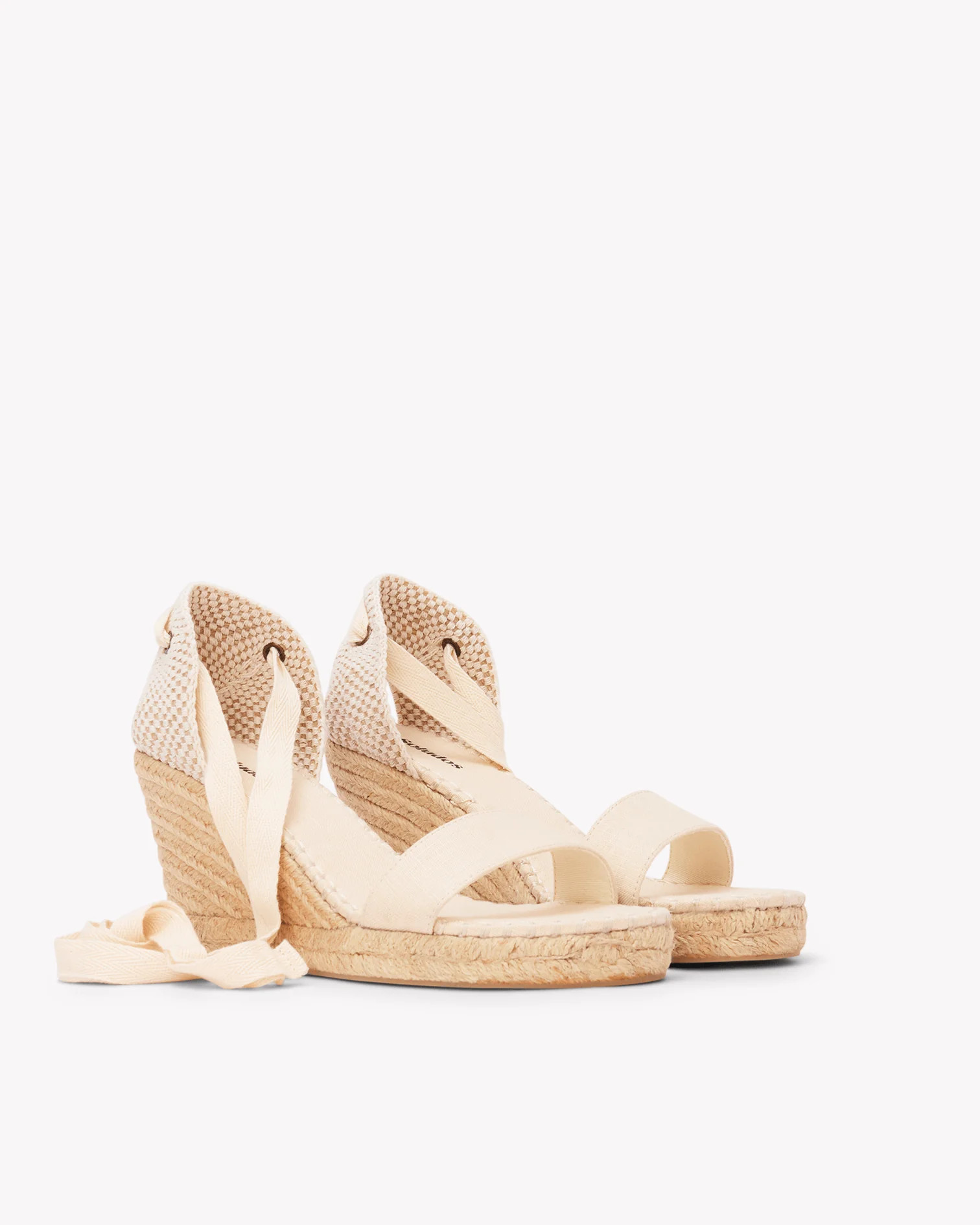 The Capri Wedge Espadrille | La Concha Ivory Linen Women's Espadrilles | Soludos