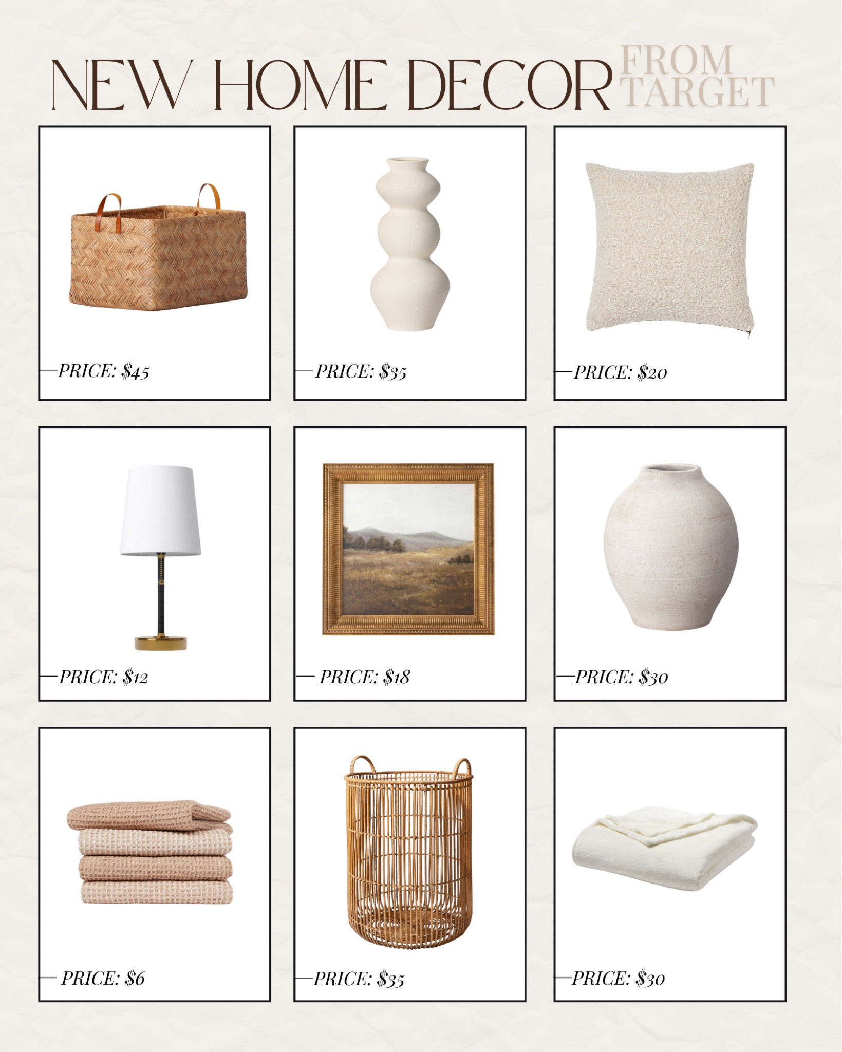 New neutral home decor finds from Target! 

#LTKstyletip #LTKfindsunder50 #LTKhome