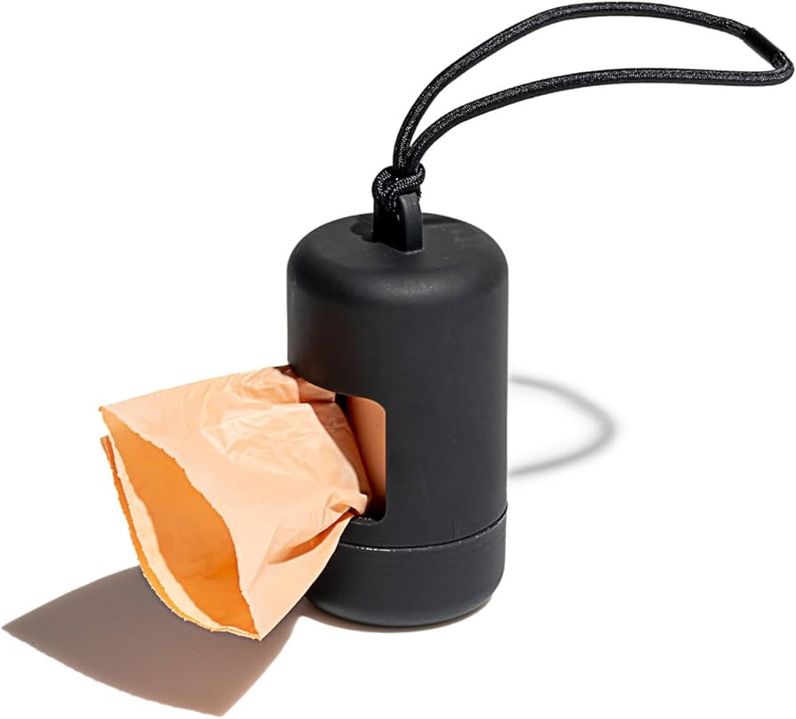 Wild One Dog Poop Bag Holder and Dispenser with Leash Attachment, Leak Proof, Easy Twist Top for ... | Amazon (US)