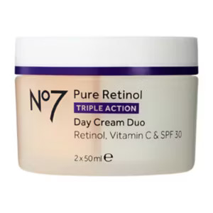 No7 Pure Retinol, Vitamin C & SPF 30 Day Cream Duo 2x50ml | Boots.com
