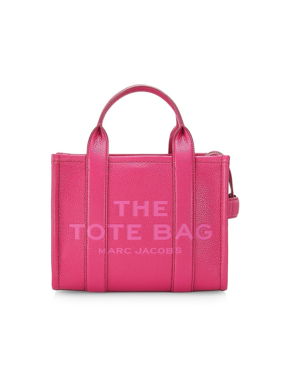 Women's The Leather Small Tote Bag - Lipstick Pink | Saks Fifth Avenue
