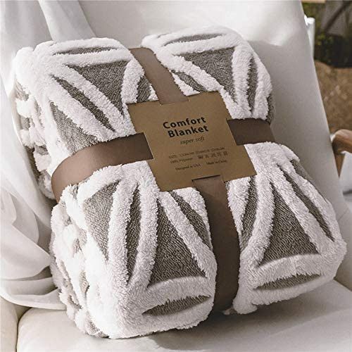 LOMAO Sherpa Fleece Blanket Fuzzy Soft Bed Blanket Dual Sided Throw Blanket fit Couch Sofa (Grey,... | Amazon (US)