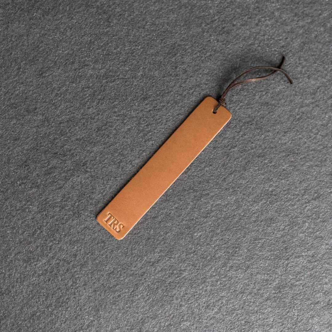 Personalized Leather Bookmark With Tassel | Customize W/ Initials, Name, or Phrase | Book Lover G... | Etsy (US)