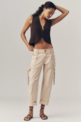 Pilcro Crop Cargo Pants | Anthropologie (US)