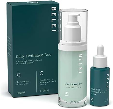 Belei by Amazon: 'Daily Hydrating' Duo Skin Care Starter Kit (Bio-Complex Moisturizer and Ferulic Ac | Amazon (US)