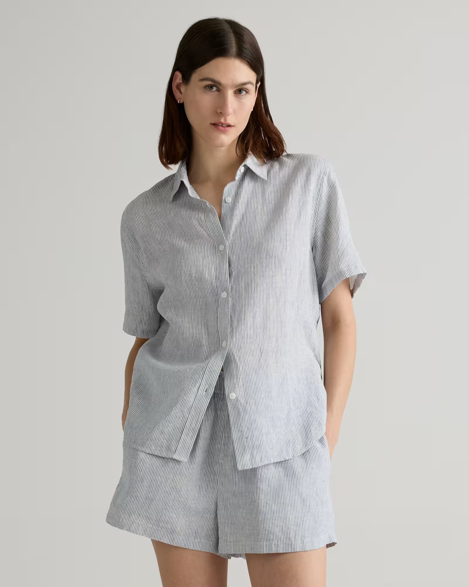 100% European Linen Shorts Pajama Set | Quince