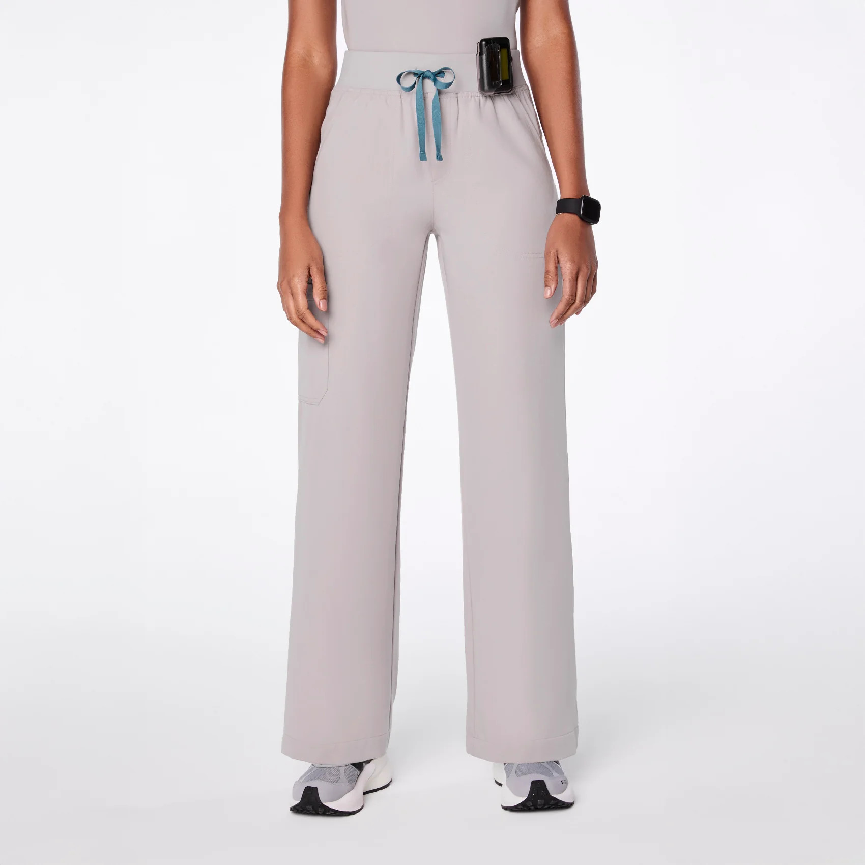 High Waisted Isabel Wide Leg Scrub Pants | FIGS