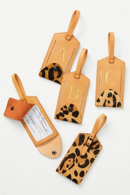 Animalia Monogram Luggage Tag | Anthropologie (US)