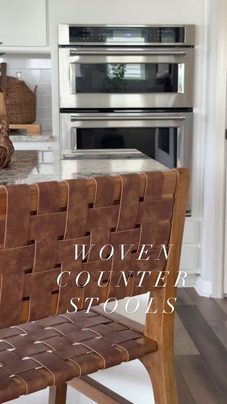New counter stools 🤩

Woven counter stool, counter stool, brown counter stool, leather counter stool 

#LTKHome